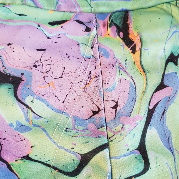 Stay Rad Marble Tie Dye Set4Lyfe Purple Green Blue JG Joggers Large - Picture 15 of 16